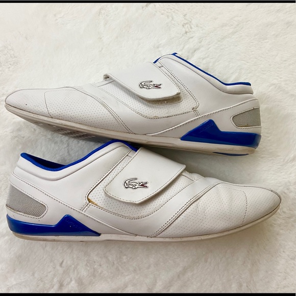 Lacoste White Leather Velcro Futur M 2 